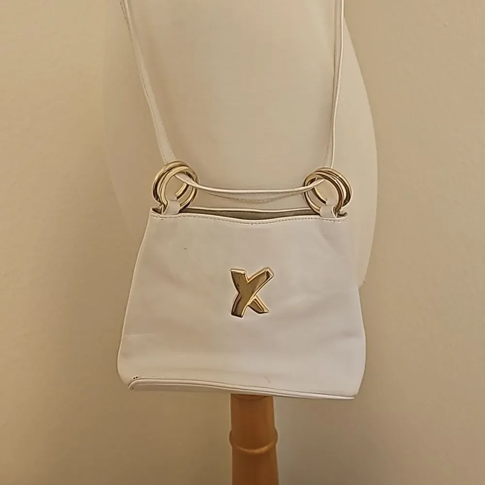 Paloma Picasso White Leather 2-Way Bag
